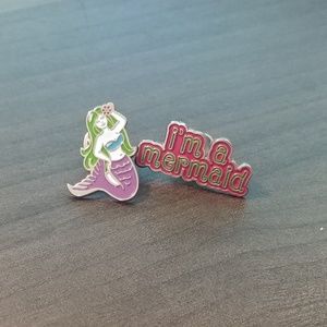 Mermaid theme pins